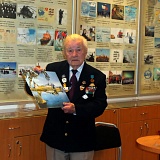 Юнге Северного Флота, участнику Полярных конвоев, Миру Назимовичу Нигматуллину, 90 лет